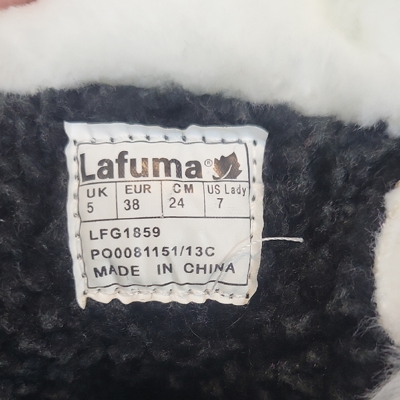 LAFUMA KOKTA Cream Tan Suede Faux Fur Lace Up Snow OUTD - Picture 14 of 16